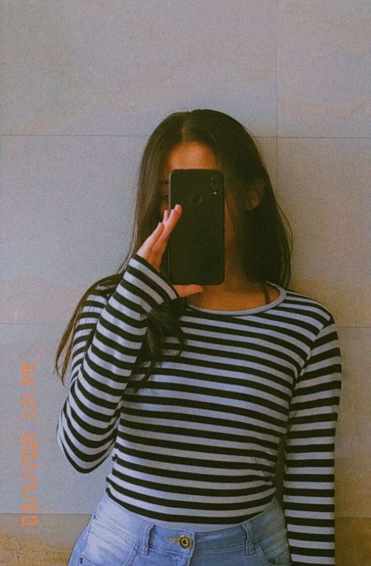 hidden face girl dp pic for instagram