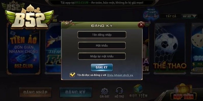 Đăng Ký B52club – Join Exciting Games And Earn Rewards B52club