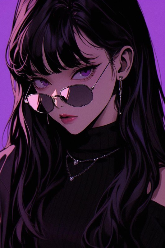 Attitude WhatsApp DP for girls anime character with a confident look