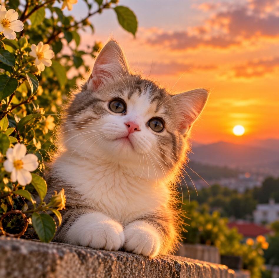 Cute cat Instagram DP HD