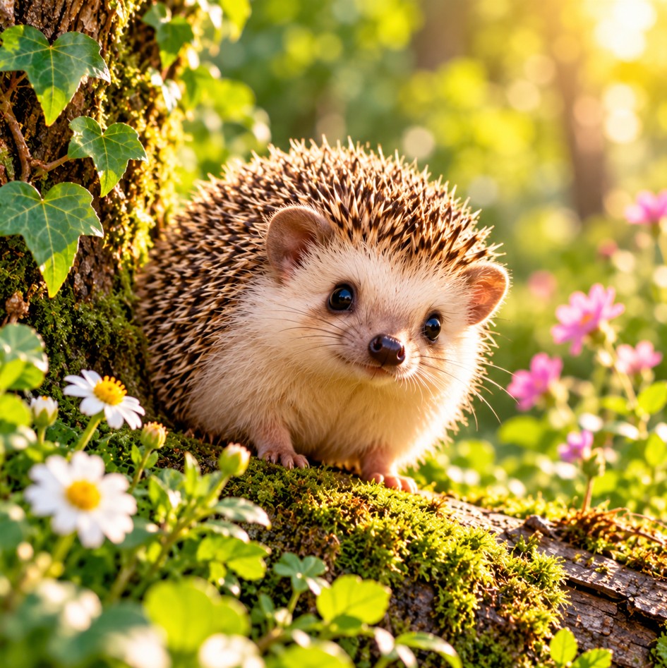 Cute hedgehog nature Instagram DP HD