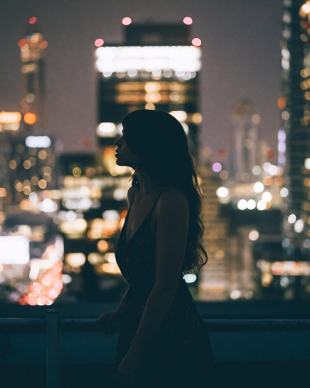 Dark WhatsApp DP for girls with a mysterious aesthetic look