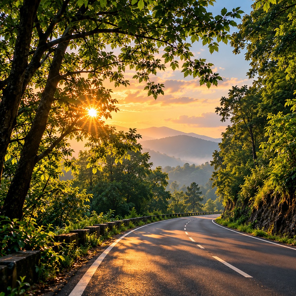 Forest road aesthetic best profile picture