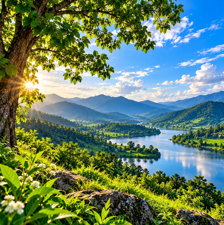 Green nature landscape best profile picture