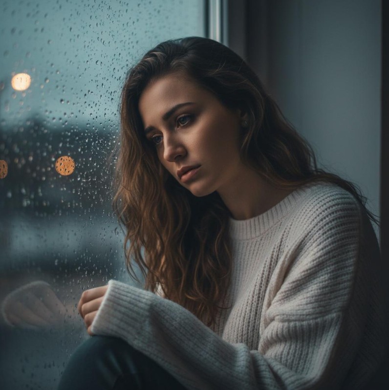 HD sad DP for WhatsApp with a lonely mood
