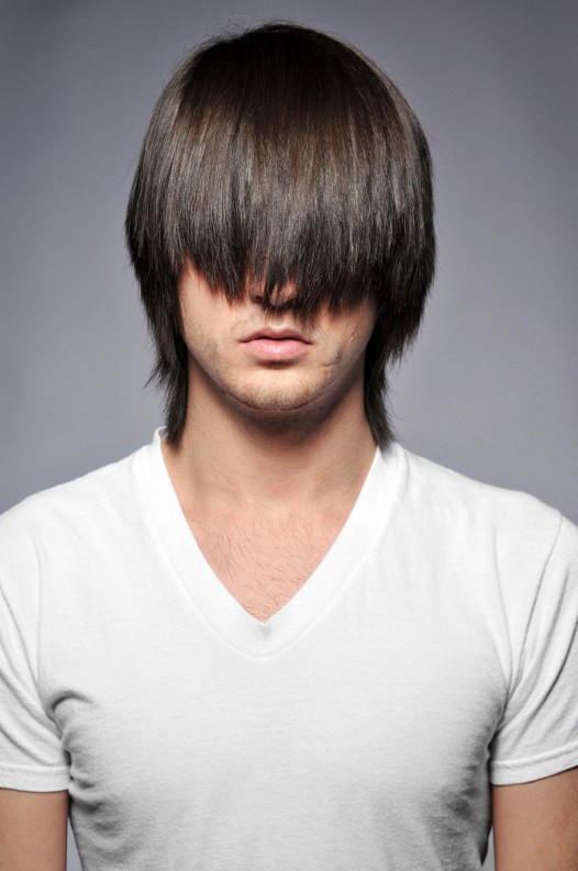 Hidden face DP for boys with hair covering the face