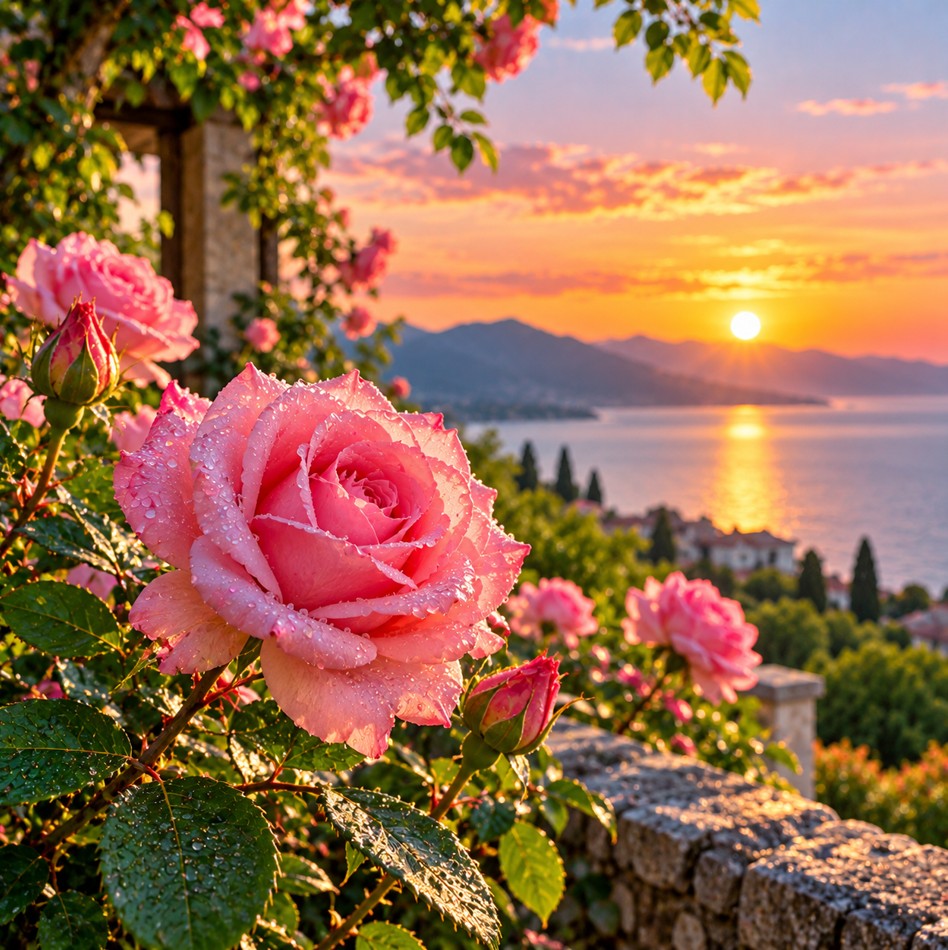 Pink rose WhatsApp DP cute nature image