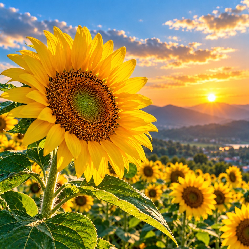 Yellow sunflower Instagram DP HD
