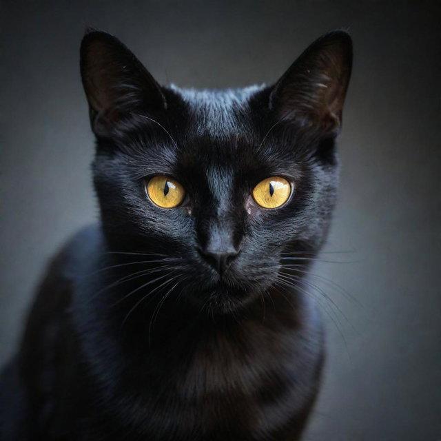 Black cat aesthetic profile picture