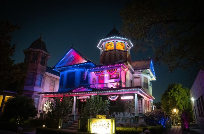 neighborhood light displays