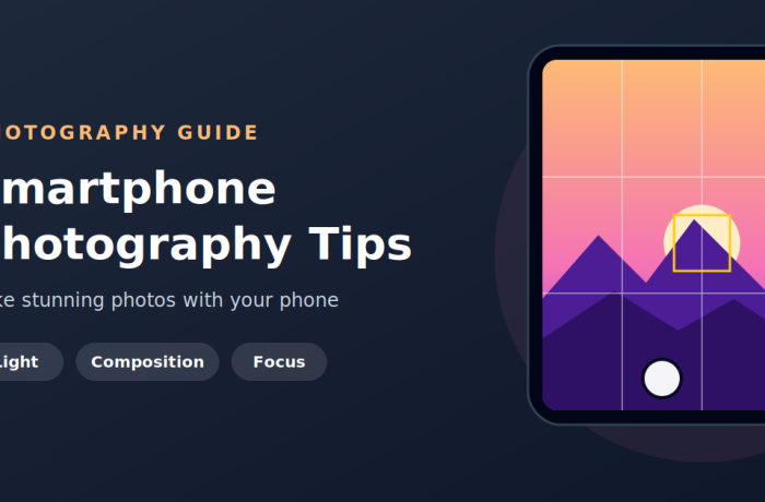 smartphone photography tips